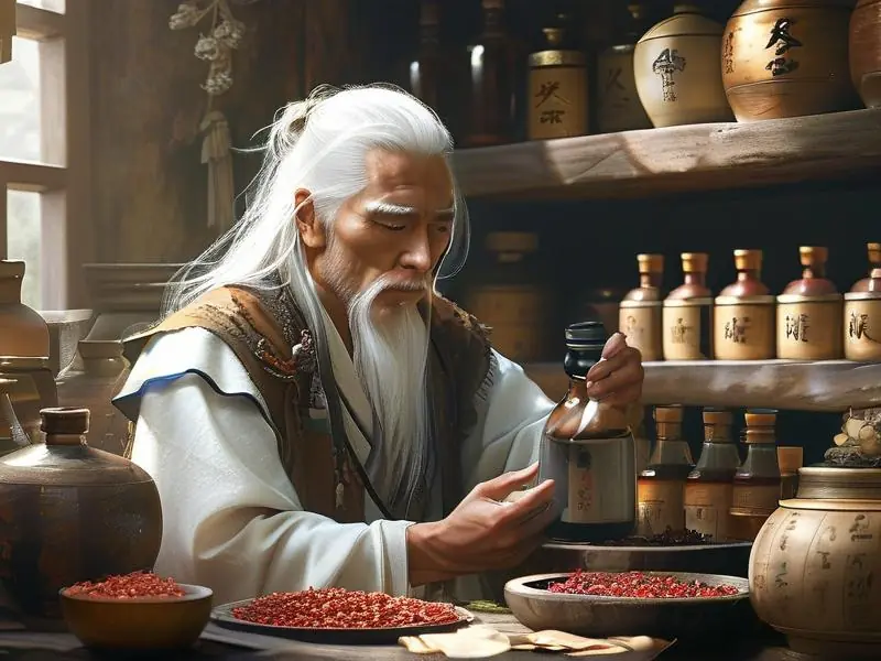 道家养生酒配方制作过程展示