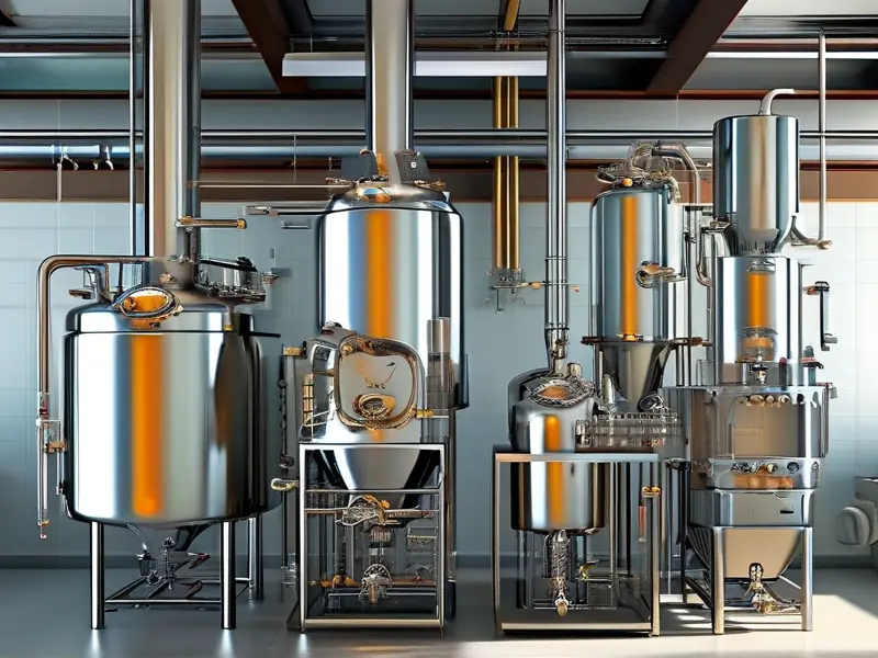 地瓜酿酒设备展示图