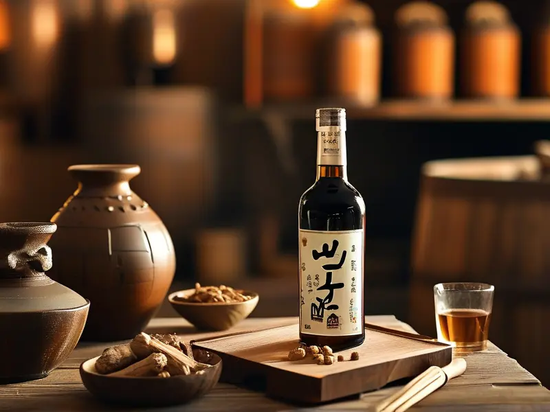 专业酿酒师制作杜仲巴戟酒的场景