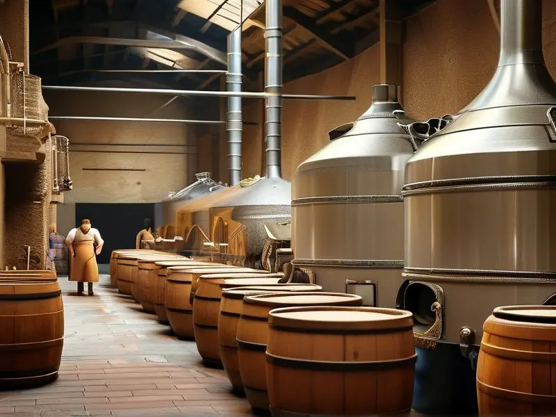 二锅头酒传统酿造工艺现场