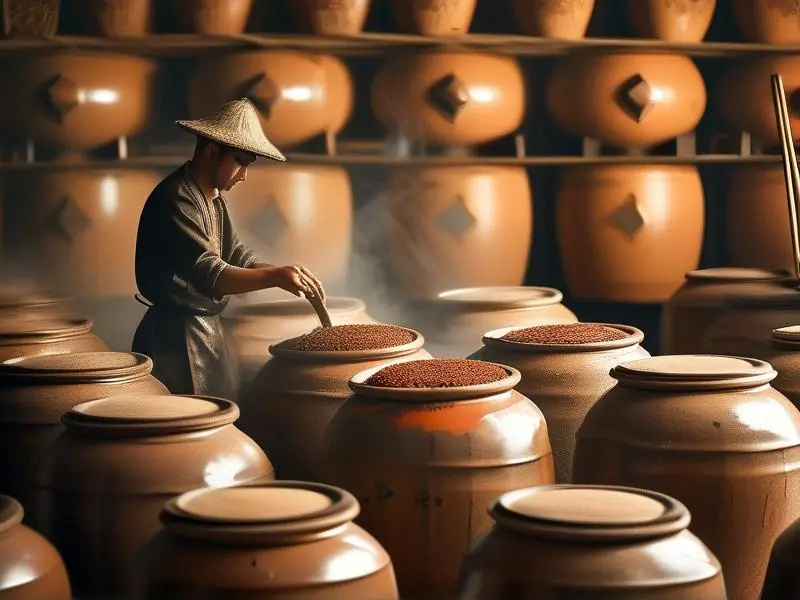 凤香型白酒传统酿造工艺现场实拍