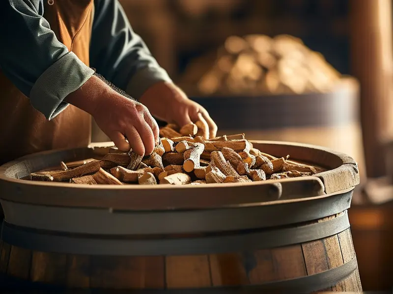 酿酒师制作干葛根泡酒的传统工艺