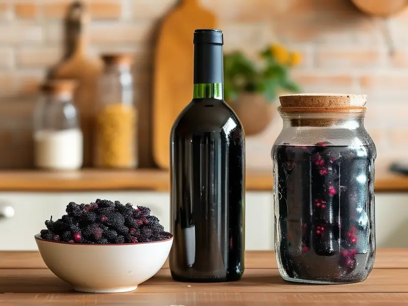 干桑葚泡酒制作过程展示