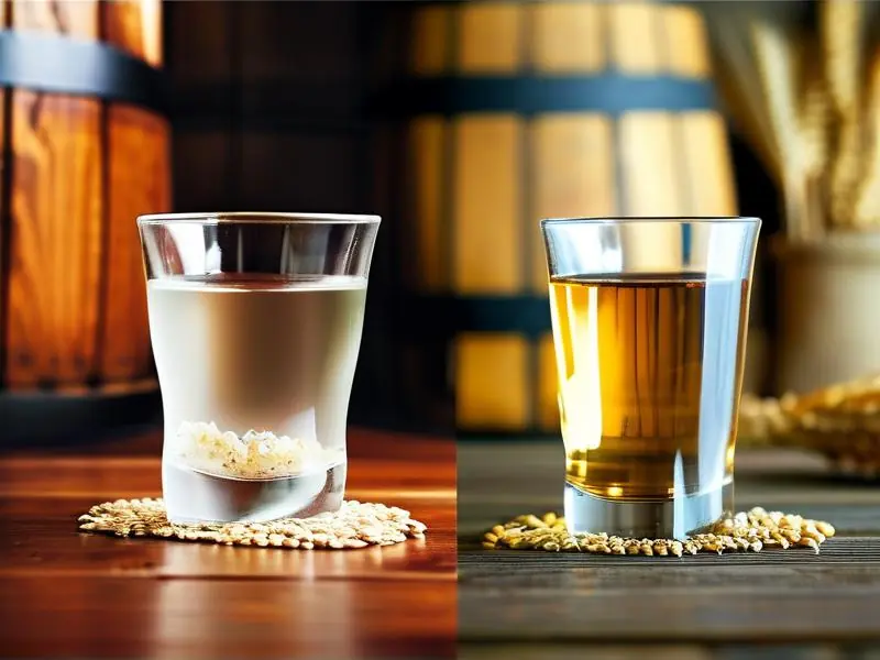 勾兑酒与纯酿造酒对比图