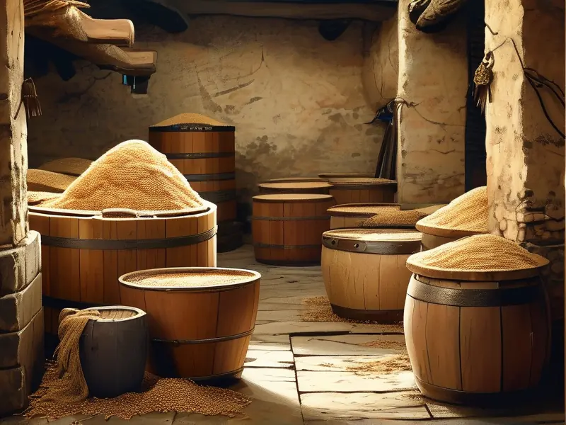 古代纯粮食酒酿造传统工艺展示