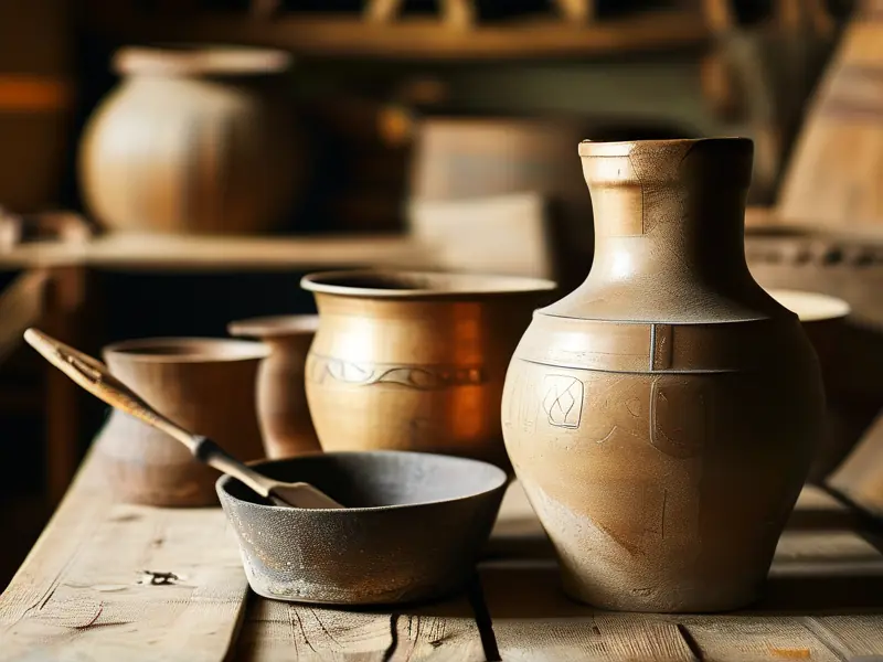 古代酿酒工具实物展示