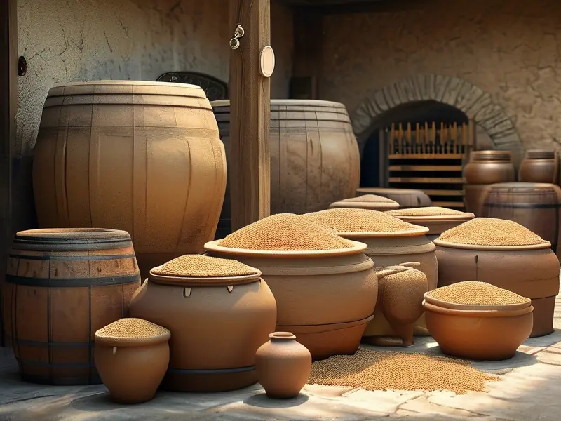 传统固态发酵酿酒工艺实景展示