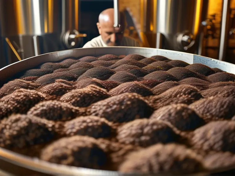 固态酒发酵过程中的酒醅状态