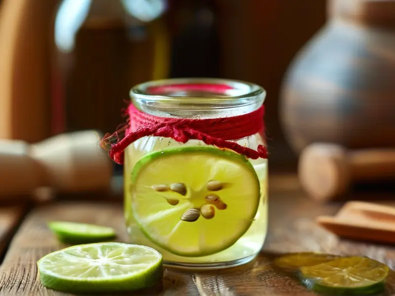 广柑酒泡制过程实拍图