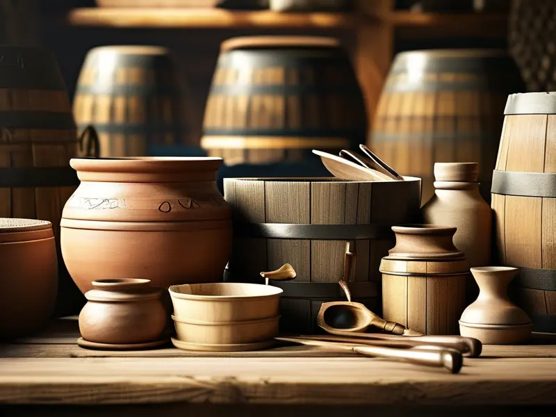 古法酿酒工具展示