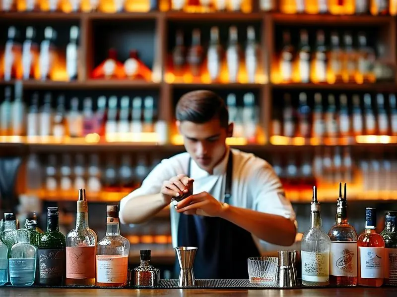 贵阳调酒培训学校现场教学