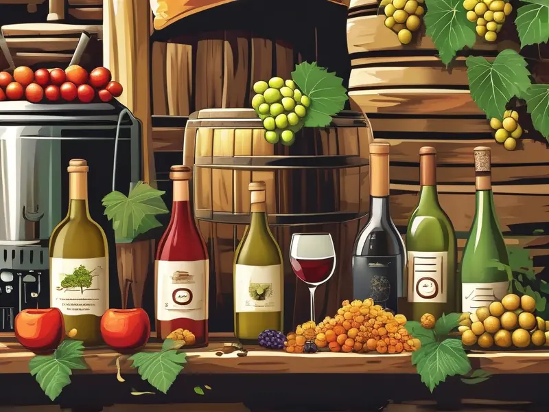 果酒制作酒曲配比表示意图