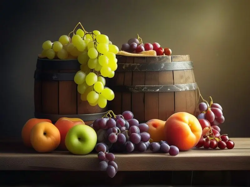 果酒制作原料与设备展示