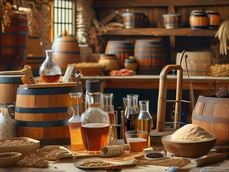 果酒酒曲制作过程