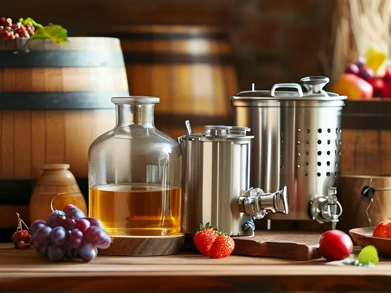 家庭果酒酿造全套设备展示