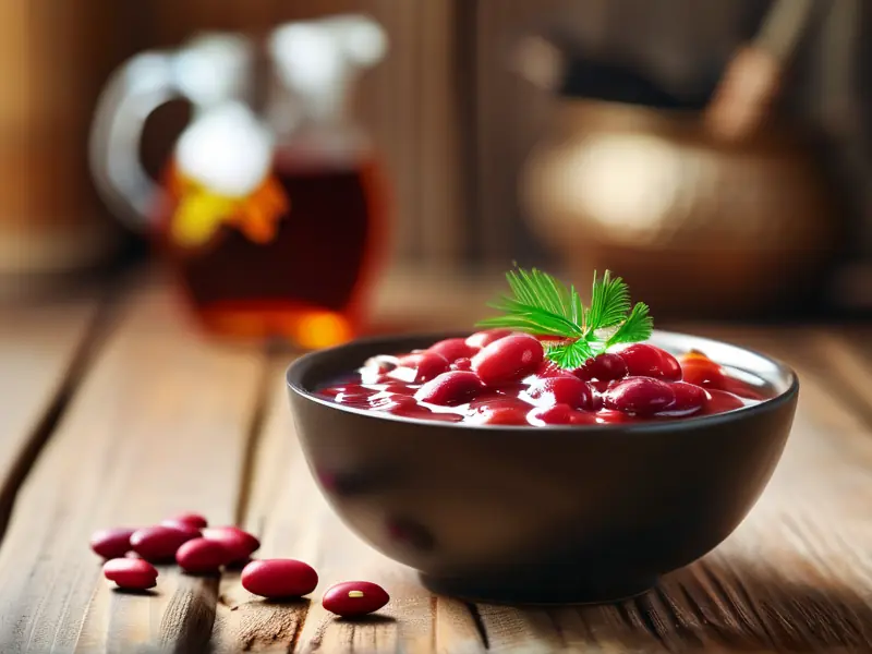 自制红豆杉果酒与新鲜红豆杉果子特写