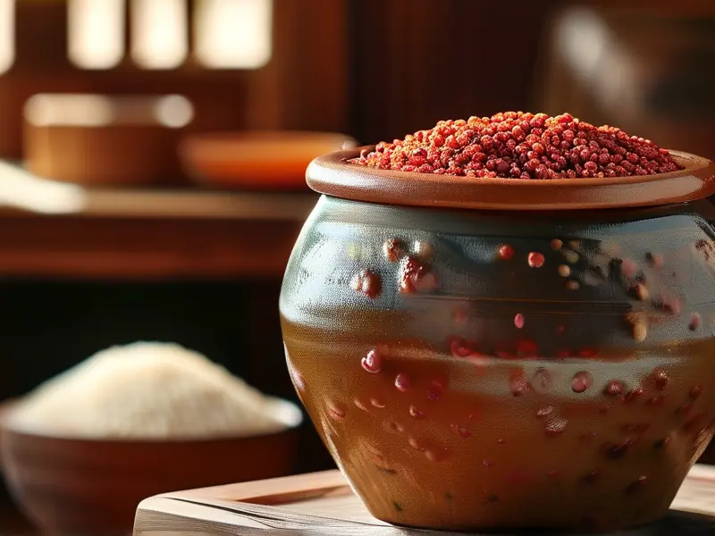 红曲酒传统发酵过程实拍图