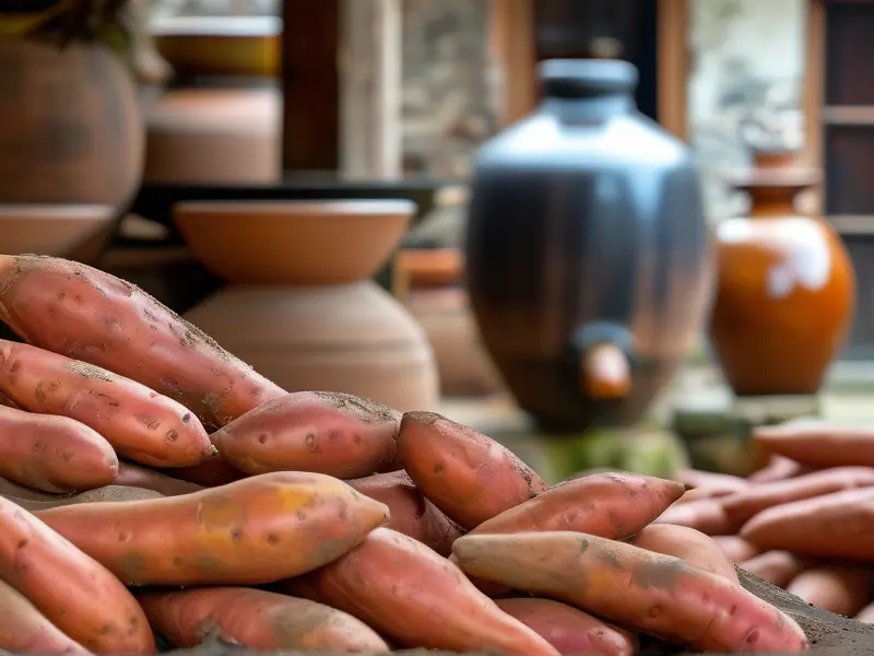 传统红薯酿酒工艺实景展示