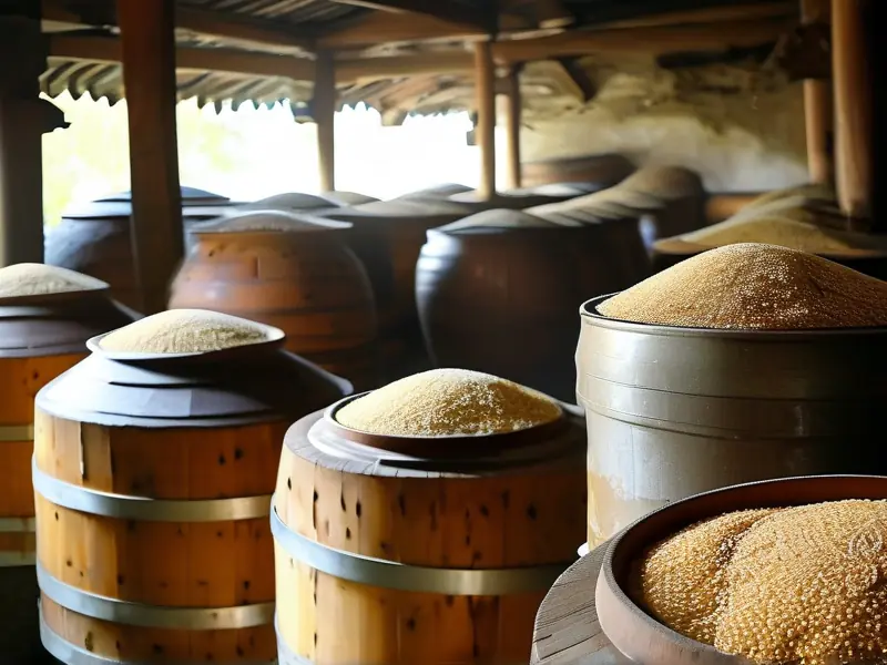 传统黄酒酿制过程图解