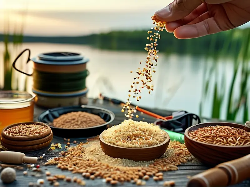 简单酒米窝料制作过程实拍