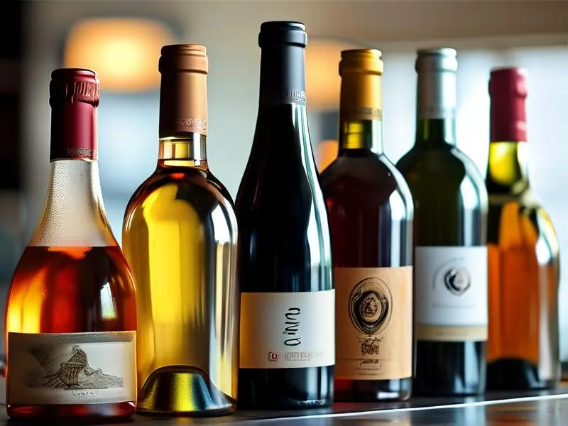 多种酒类鉴别对比图