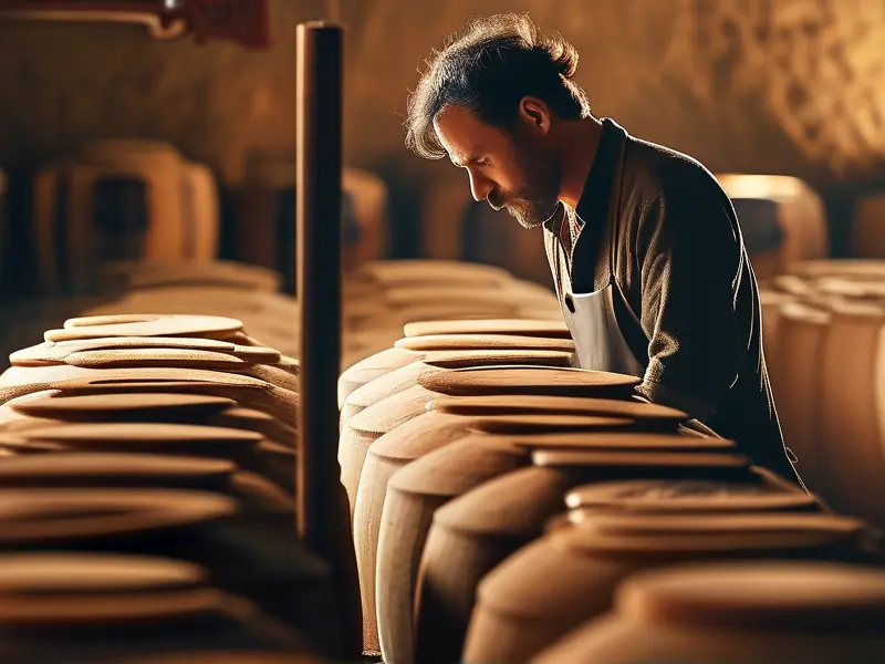 酿酒师检查酱香酒发酵过程