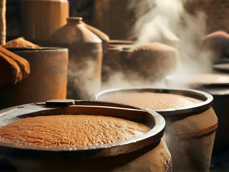 传统酱香酒酿造工艺流程实拍