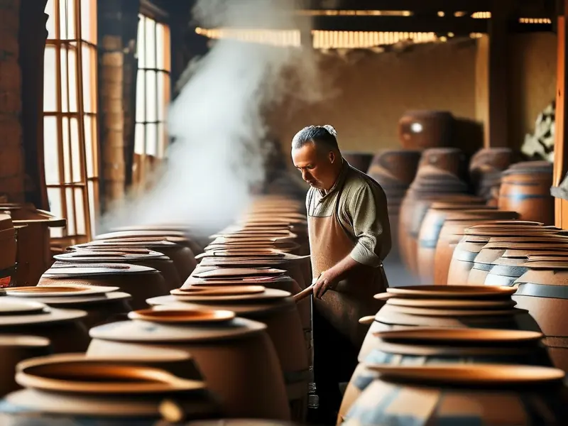 酱香酒传统酿造工艺现场实拍