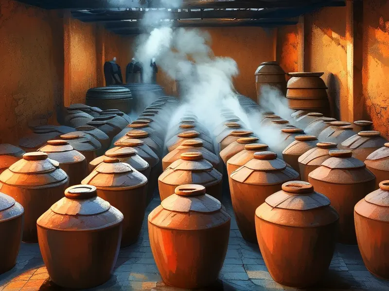 酱香型白酒传统酿造工艺实拍图