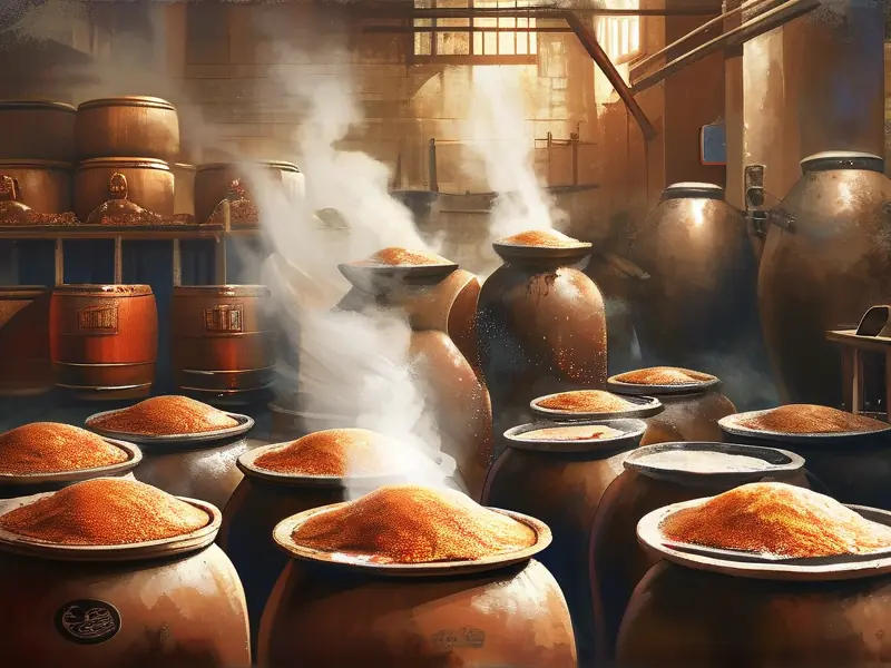 酱香型白酒传统酿造工艺现场