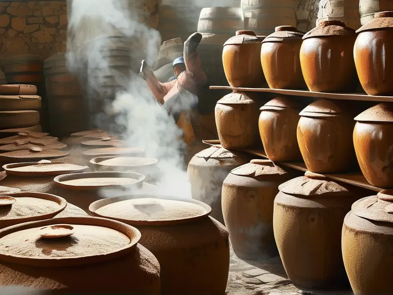 酱香型白酒传统酿造工艺现场