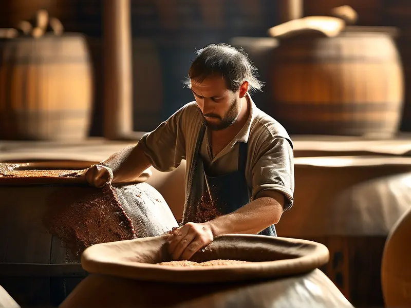 酱香型白酒传统酿造工艺现场