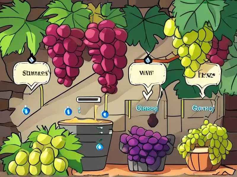 家庭酿葡萄酒步骤示意图