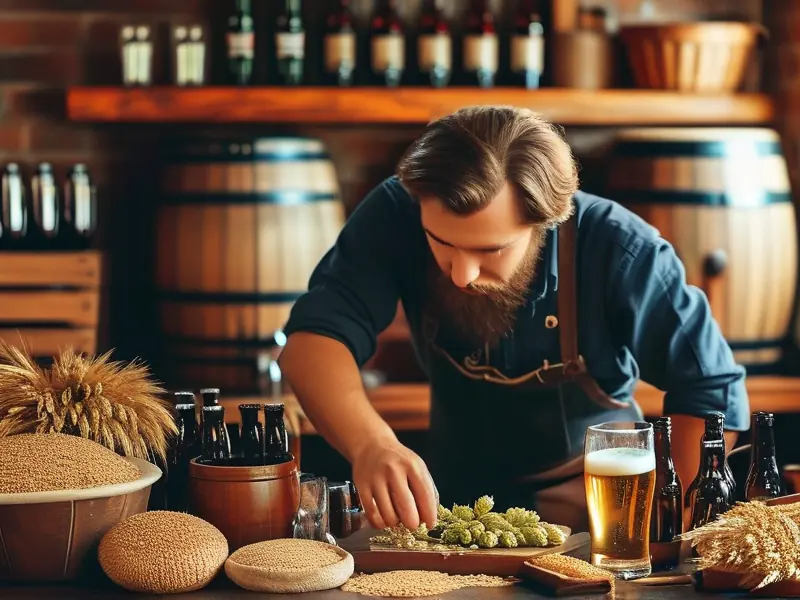 家庭酿造啤酒原料准备过程实拍图