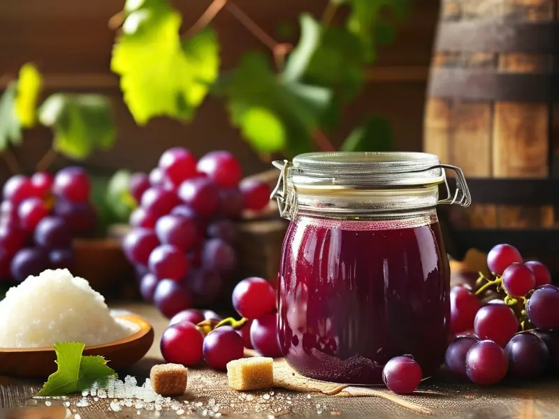 家庭自制葡萄酒发酵过程实拍图