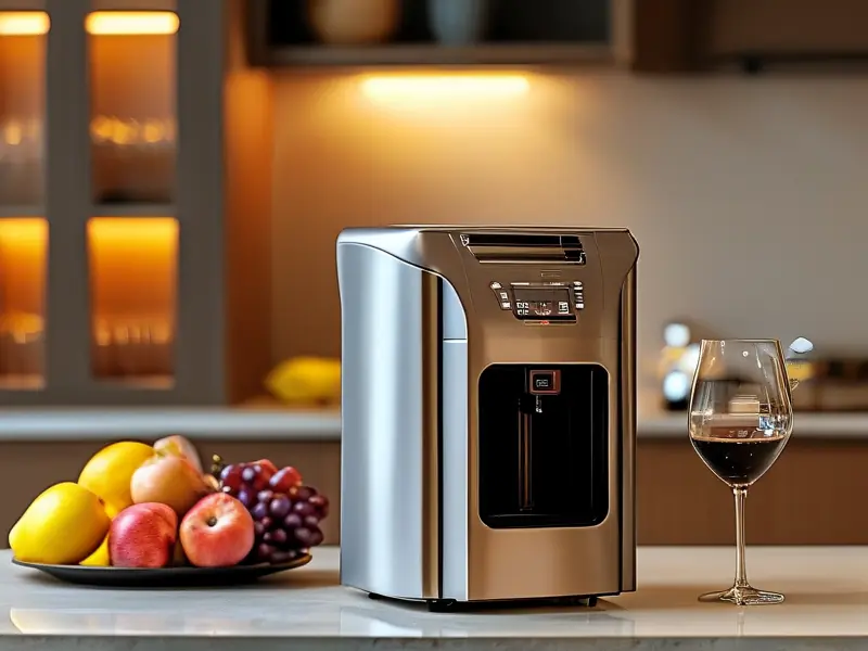 家用自动酿酒机工作场景实拍图