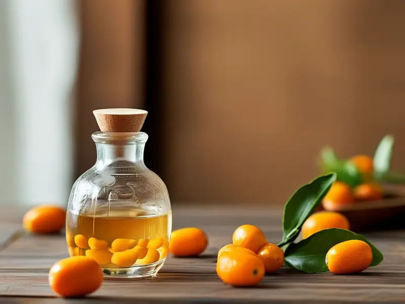 金桔泡酒制作过程展示