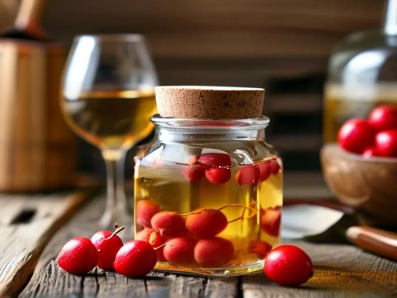 金樱子泡酒制作过程实拍图