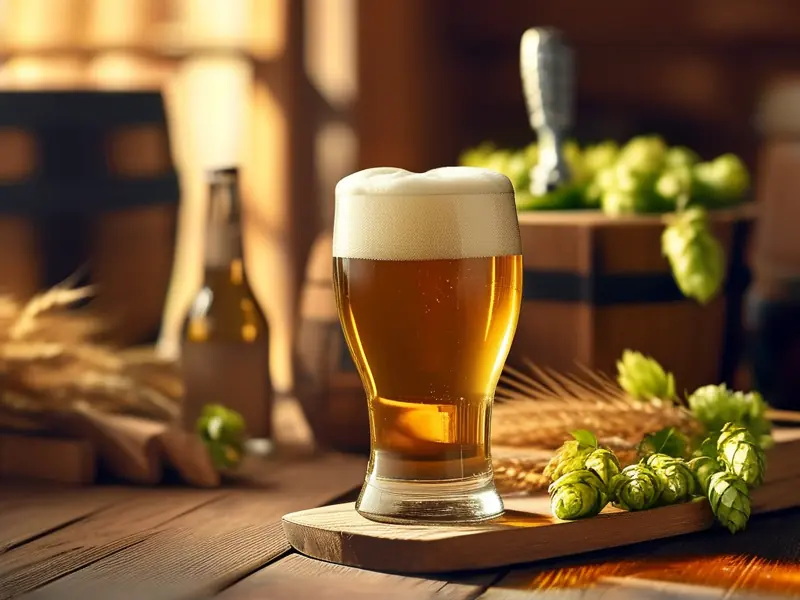 家庭精酿啤酒制作原料与成品展示