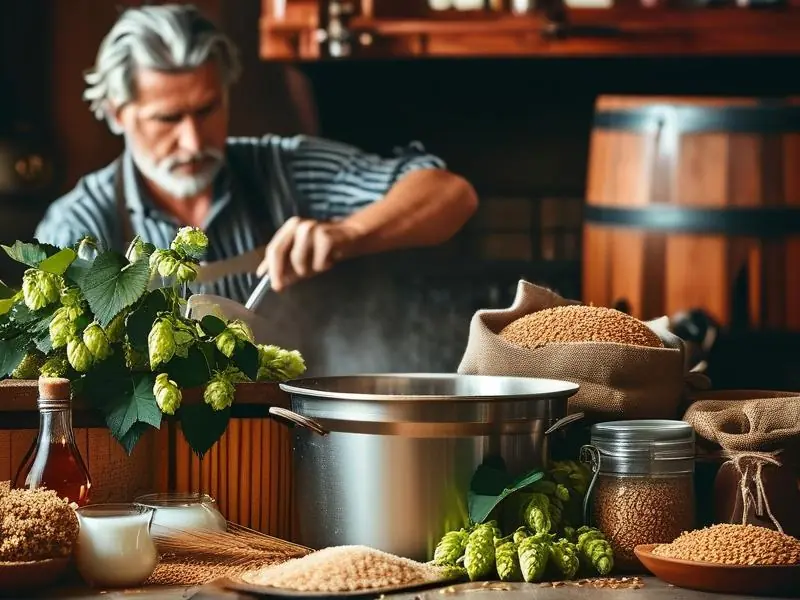 家庭精酿啤酒制作过程展示