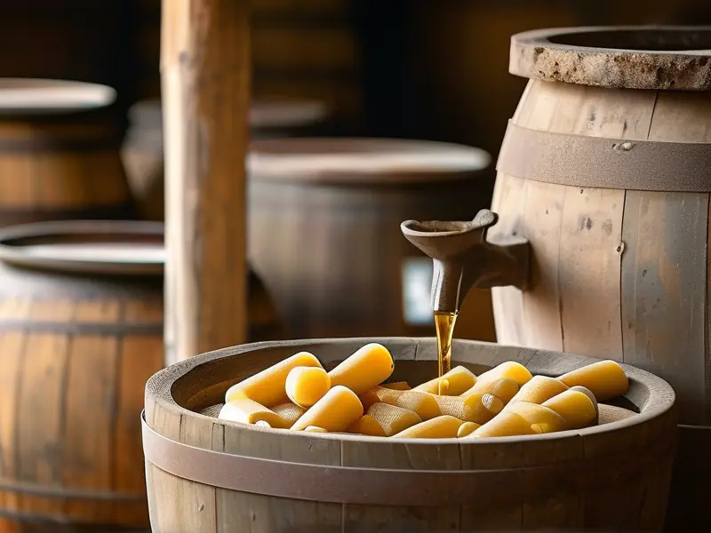 传统酒黄精酿造过程