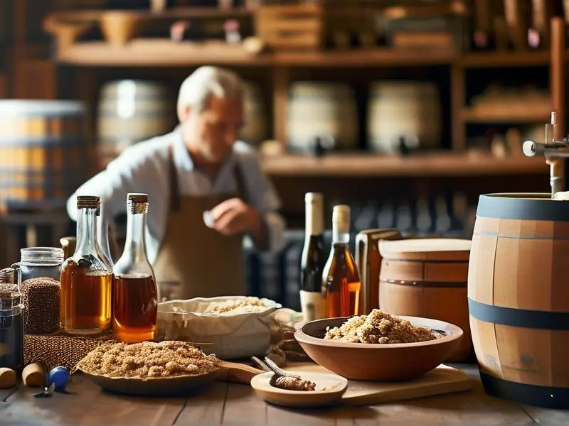 专业酿酒师指导家庭酿酒过程