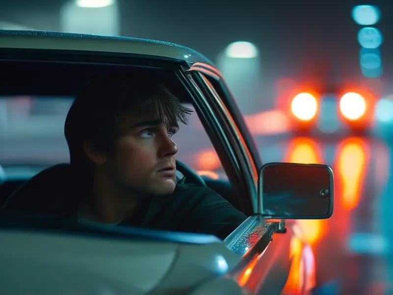 酒驾被抓现场示意图