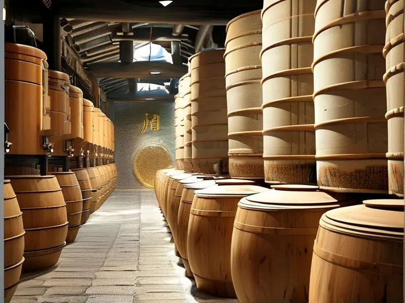 九江双蒸酒传统酿造工艺展示图