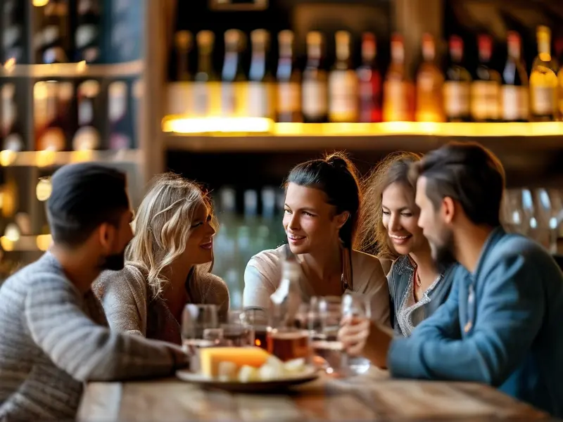 酒水团购讨论场景