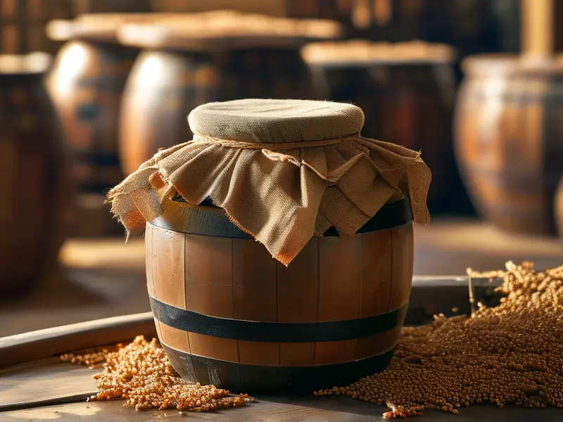 传统酒糟酒发酵过程