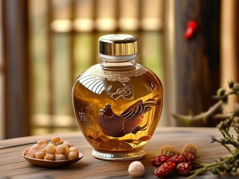 传统鸡爪泡酒制作过程展示