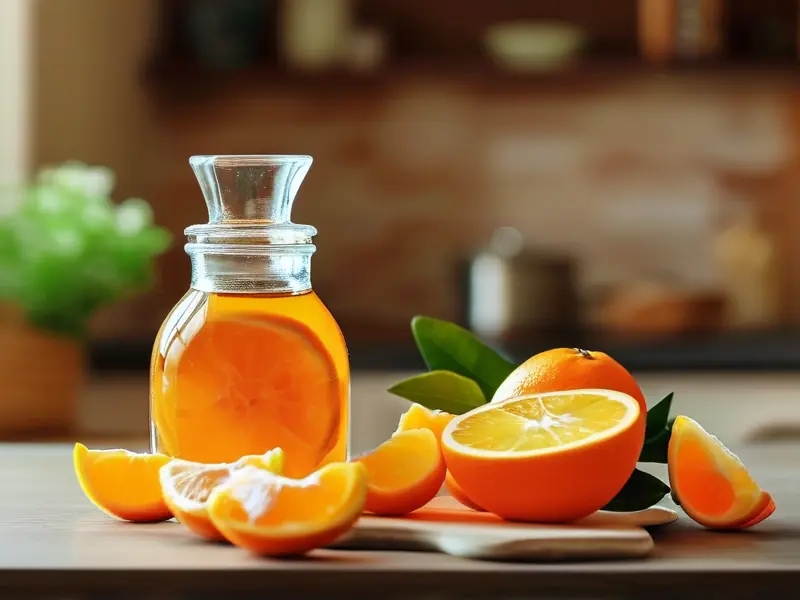 家庭自酿桔子酒制作过程实拍图