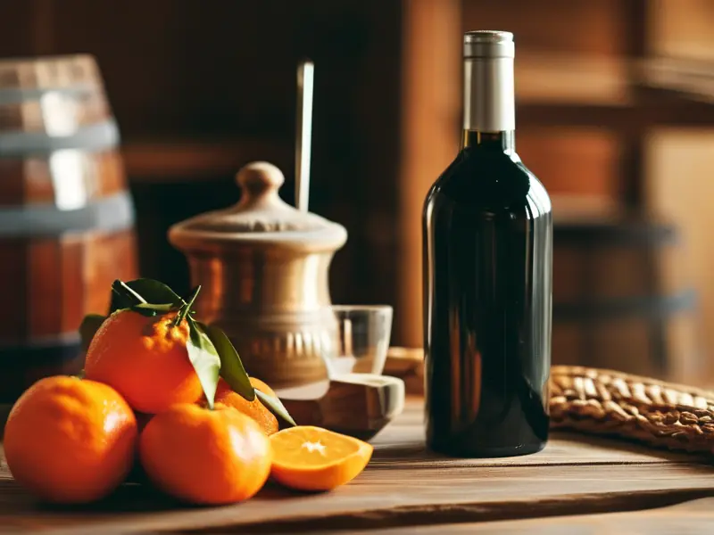 桔子酿白酒原料与工具展示