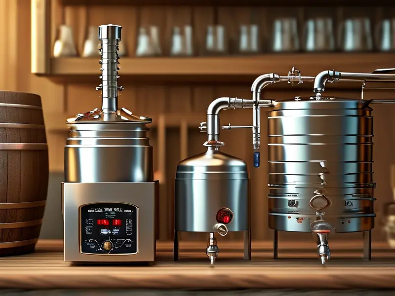 专业烤酒设备套装展示